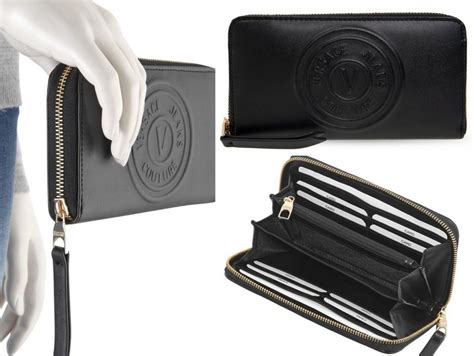 versace plain wallet geldbörse|versace pre order wallet.